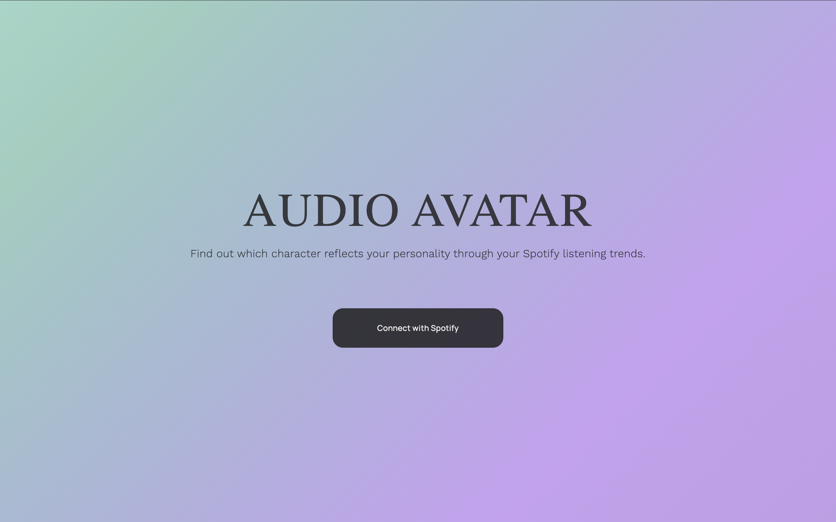 Final Design Homepage