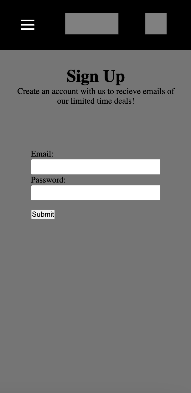 LOW FIDELITY PROTOTYPES