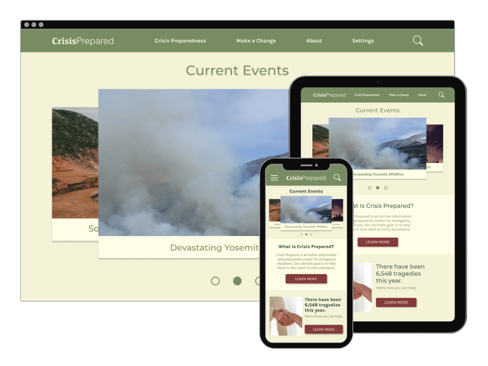Crisis Prepared Mockup